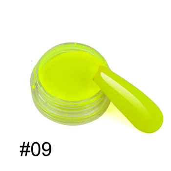 1 Kutija Neonski Pigment u Prahu za nokte Gradijent Fluorescencije Sjaj Godišnje Sjajna Prašina Омбре DIY Nail Art Dekor Manikura