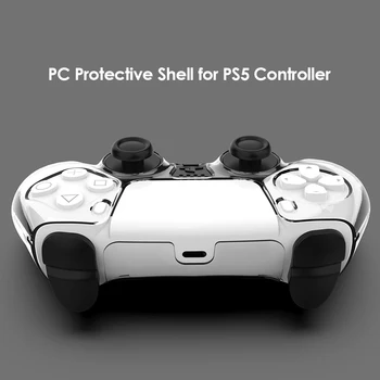 Za PS5 DualSense Koža je Prozirna i Bistra Poklopac RAČUNALA ultra-tanki Zaštitna Torbica za PS 5 dodatna Oprema za Kontroler