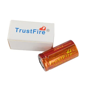 TrustFire MC12 IMR 16340 650 mah Litij Baterija 3,7 U Visoke Punjive litij-ion Baterije s ravnim krovom za igračaka ćelija svjetiljku