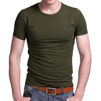 L - ljetna muška majica s kratkim rukavima muška ljetna pamučna t-shirt muška trend tanka donja odjeća kratkih rukava muške