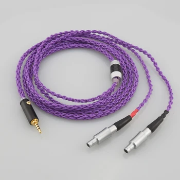 High-end Посеребренный Prijenosni Audio kabel Za Nadogradnju, Kompatibilan sa Slušalicama HD800S, HD820, HD800 s 3,5 mm 2,5 mm