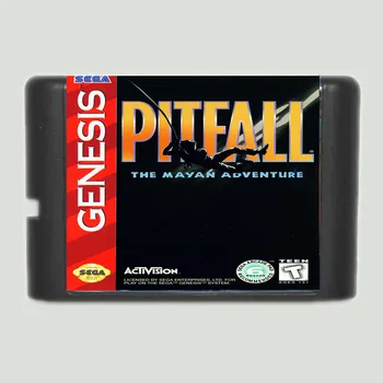 Zamka Avantura Maya 16 bitna igraća karta MD Za Sega Mega Drive Za Genesis