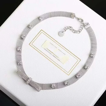 Luk crystal četkom sa dijamant-umetak modni trend ogrlica nakit za žene