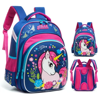 Novi Trendi školske torbe za djevojčice, Crtani ortopedski torbe za laptop, Školske torbe i velikog kapaciteta, Dječji školske torbe za mlade